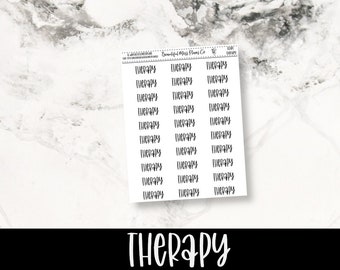 Therapy Planner Stickers // Script Stickers // Wellness Stickers // Therapy Stickers