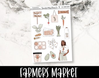 Farmers Market // Deco // Planner Stickers