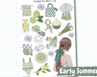 Early Summer // Deco // Planner Stickers // Summer Stickers