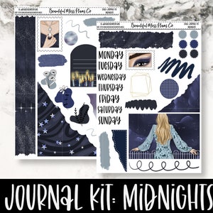 Midnights // Planner Stickers // Bujo Stickers // Journaling Stickers