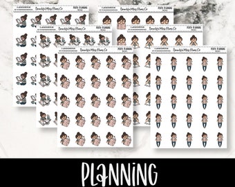 Posey: Planning // Planner Stickers // Character Stickers // Planning Stickers // Planner Stickers