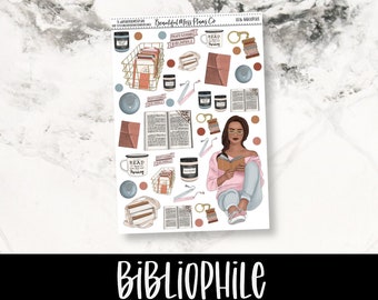 Bibliophile // Deco // Planner Stickers