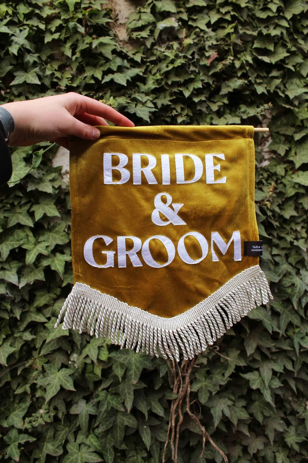 Wedding Sign Velvet Banner Velvet Banner Flag Highquality Etsy