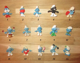smurf figures list