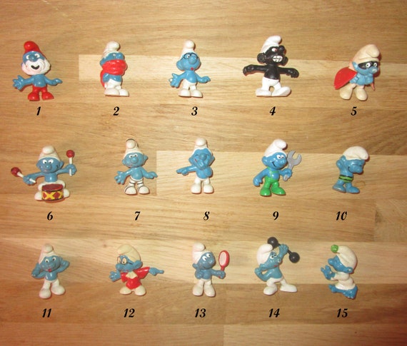 smurf figurines
