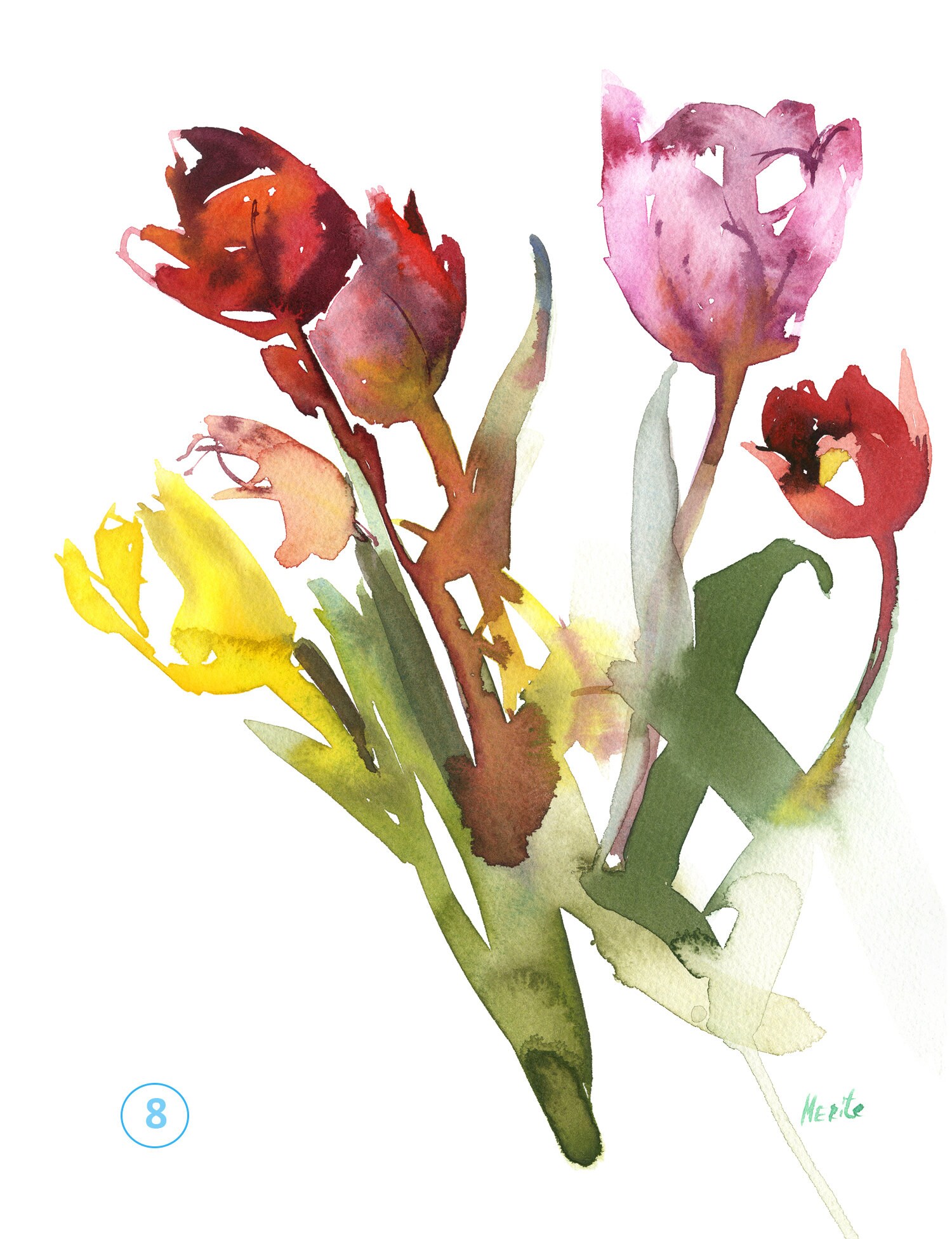 Set of any 3 spring flower prints Choose any 3 posters | Etsy