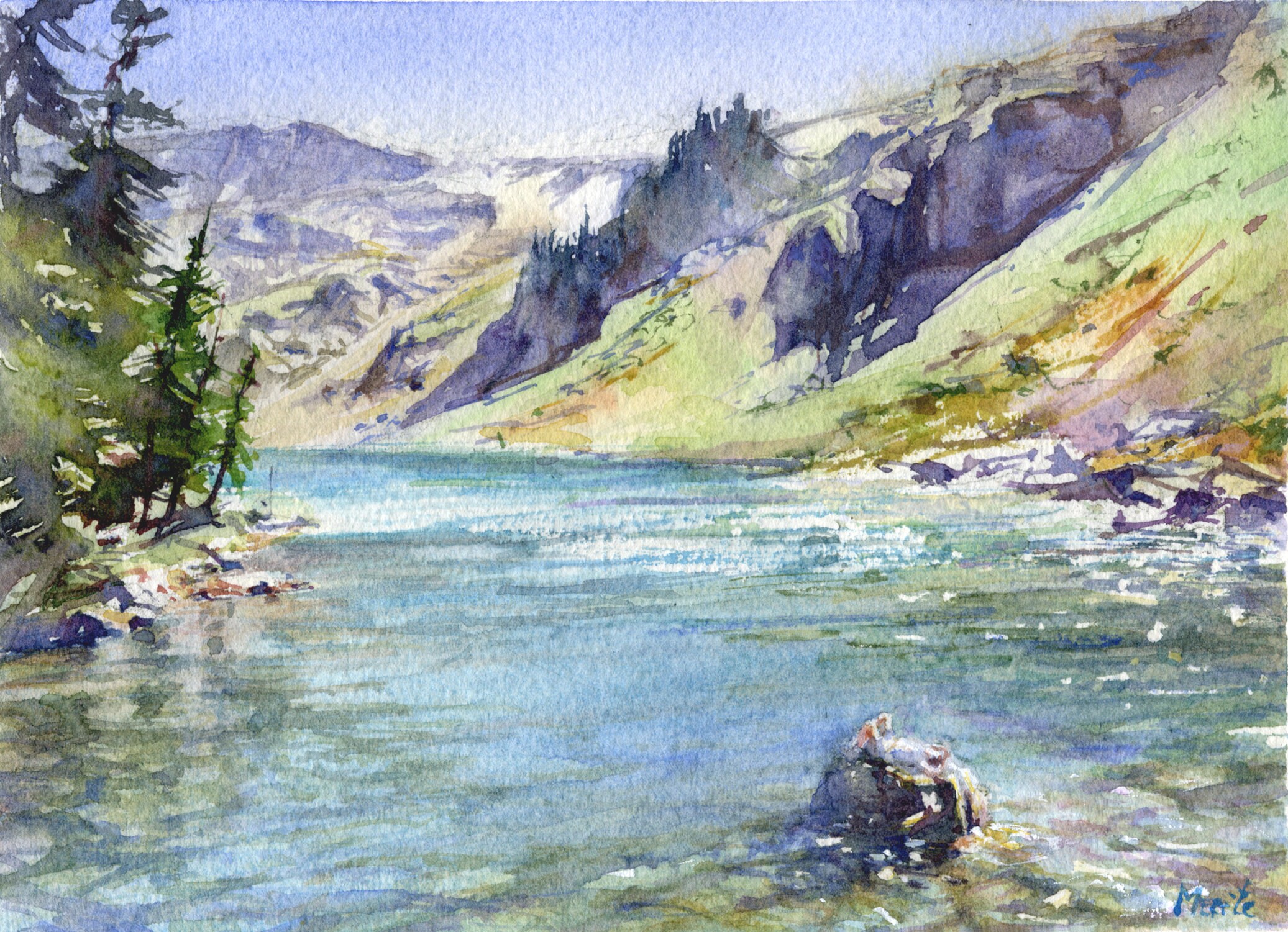 Watercolour Personalised Commission