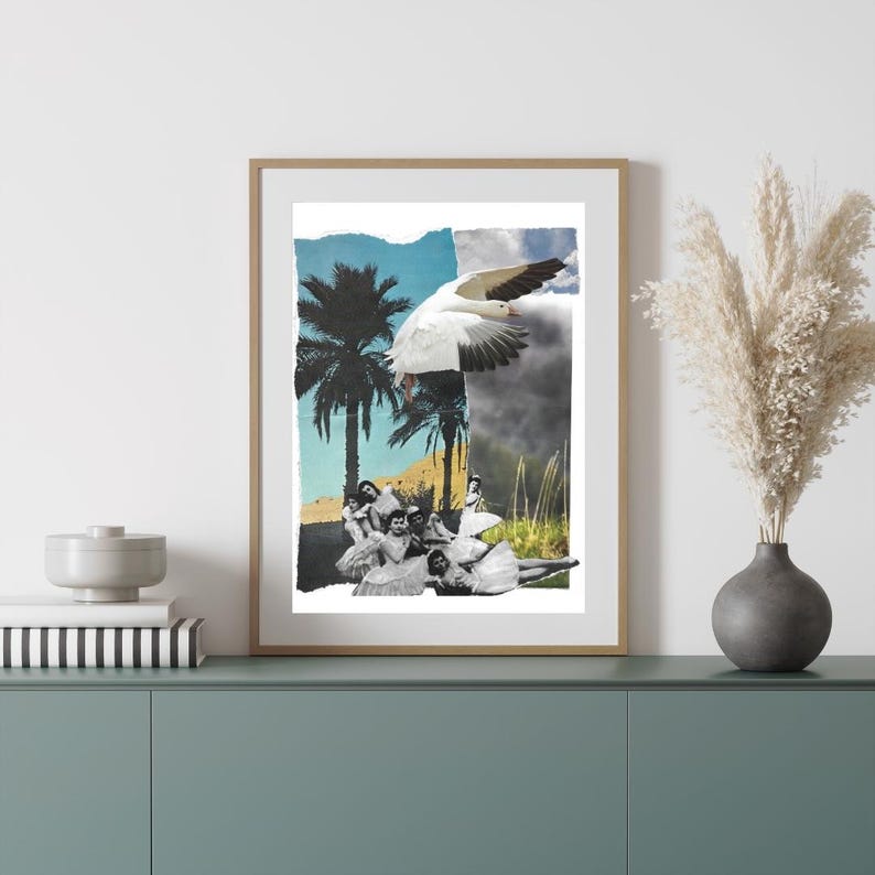 Collage Art - Etsy