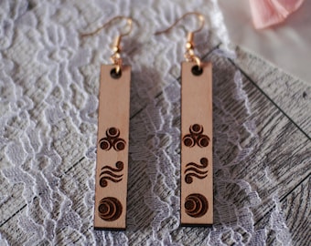 Orecchini in legno Spiritual Stones The Legend of Zelda