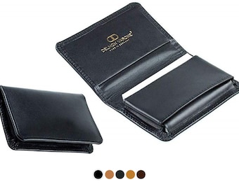 Personalizable business card case premium leather, business card case / case for 50 business cards, card case personalized with engraving