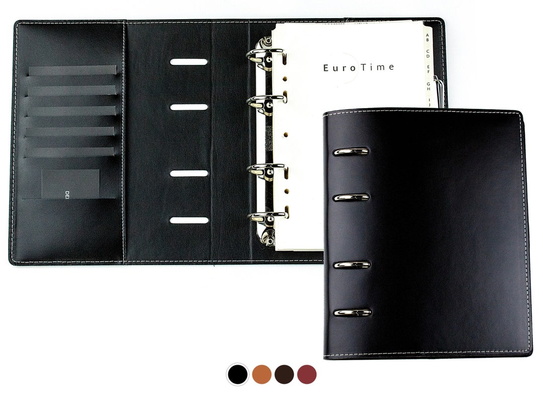 Personalisierbarer Zeitplaner Organizer DIN A5 Leder Kalender 