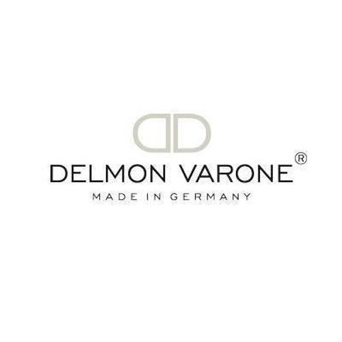DELMON VARONE Premium Füllfederhalter Schwarz Mit Lederetui - Nachfüllbar Mit Stahlfeder & Gravur Möglich
