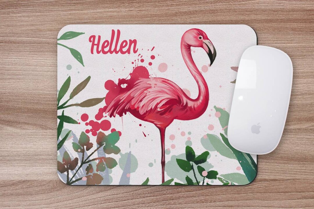 2 Pack Self-Stick Non-Slip Mouse Pads - Adhesive Backing For Desk (Black, 4.9"x8.8")