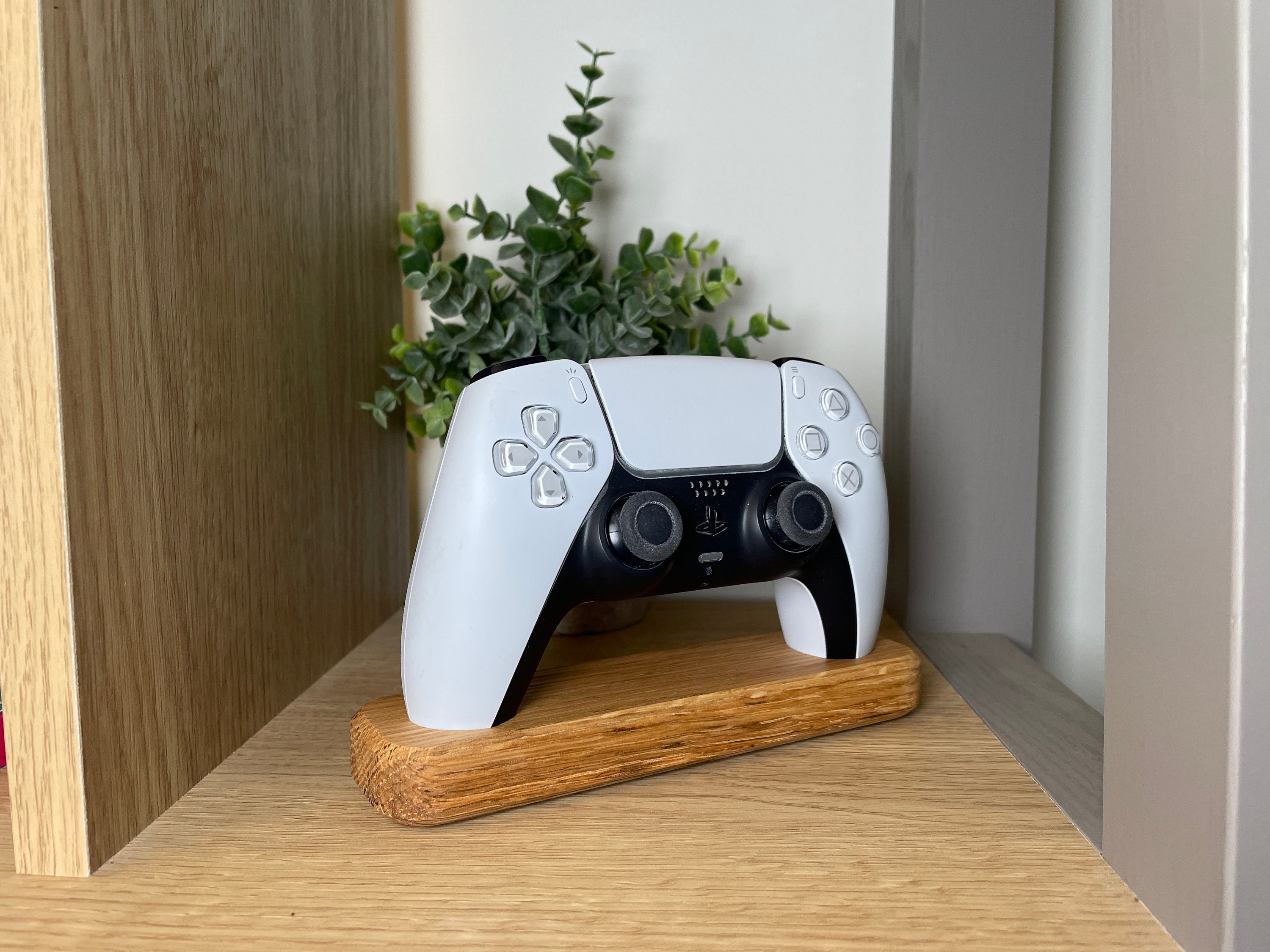 Support pour manette Dualsense pour PlayStation 5 Chêne en bois