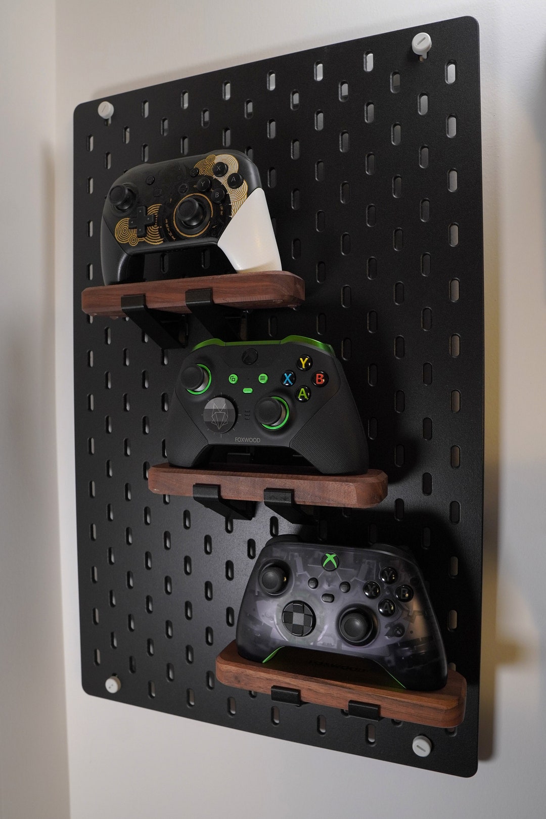 Skadis Ikea Pegboard Controller Brackets Xbox Playstation Nintendo ...