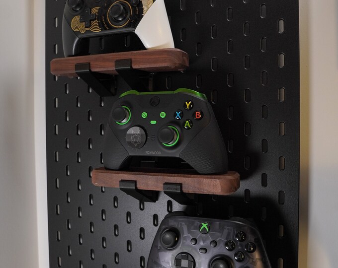 Skadis Ikea Pegboard Controller Brackets Xbox Playstation Nintendo