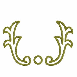 DIGITAL applique embroidery design, The Marin Monogram Frame Download