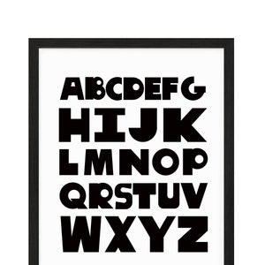 Fun Alphabet Printable Poster