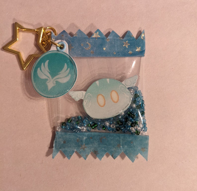 Genshin Impact Anemo Slime Candy Shaker Etsy