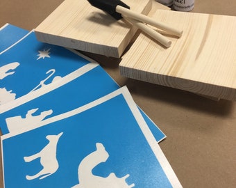 nativity kit etsy