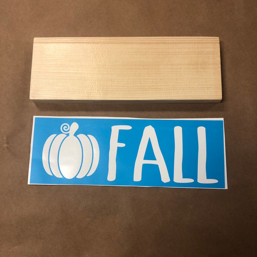 Fall Mini Sign / DIY Kit / Fall Home Decor / Tiered Tray Decor - Etsy