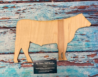 Show Steer Cutout / Show Steer Stall Sign / Show Steer Paint Kit / Kids Paint Kit