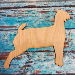 Show Goat Cutout / Show Goat Stall Sign / Show Goat Paint Kit / Kids Paint Kit