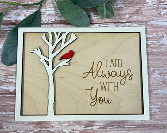 Memorial sign  / Memorial gift / Cardinal sign