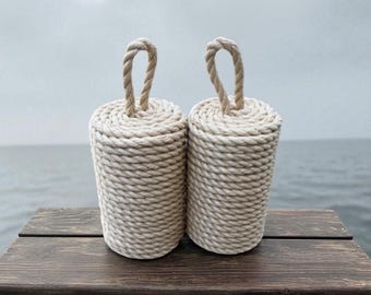 Large Rope Door Stop (6kg)(Pair): Nautical Home Decor