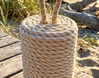 Extra Tall 9kg Rope Door Stop: Nautical Home Decor,