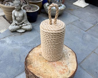 Extra Tall Rope Door Stop (3.5kg)Nautical Home Decor,