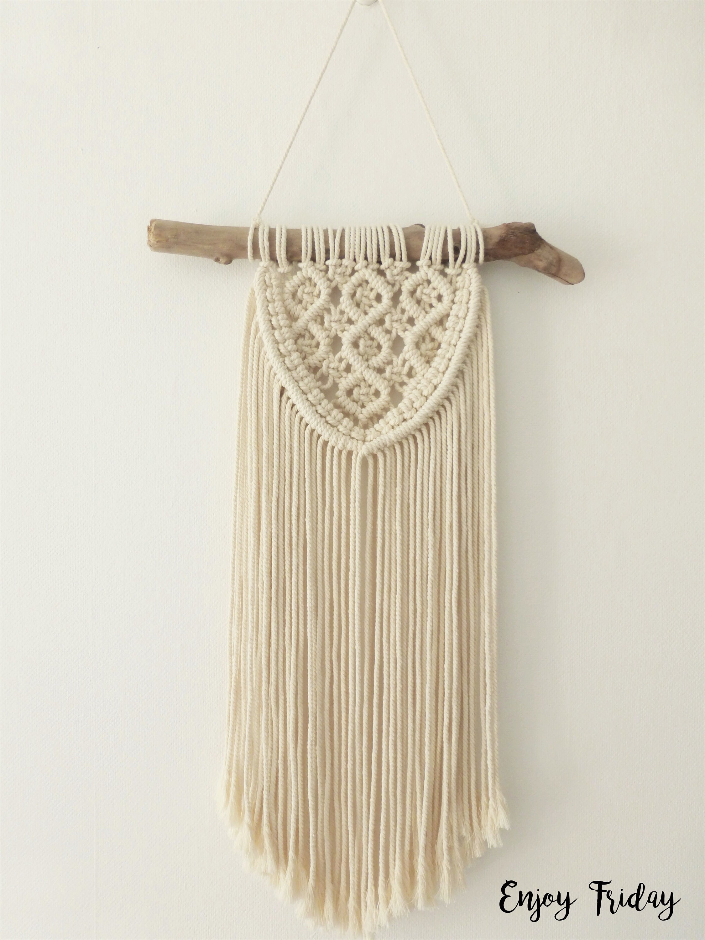 Tenture Murale en Macramé
