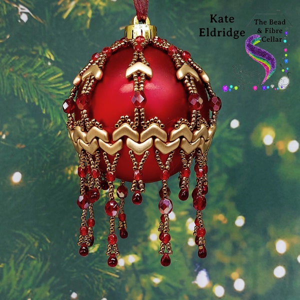 The Roaring Twenties Beaded Festive Bauble Tutorial