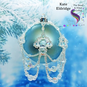 Ice Crystals Beaded Bauble Tutorial