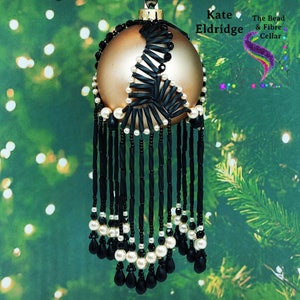 Charleston Wave Beaded Bauble Ornament Tutorial