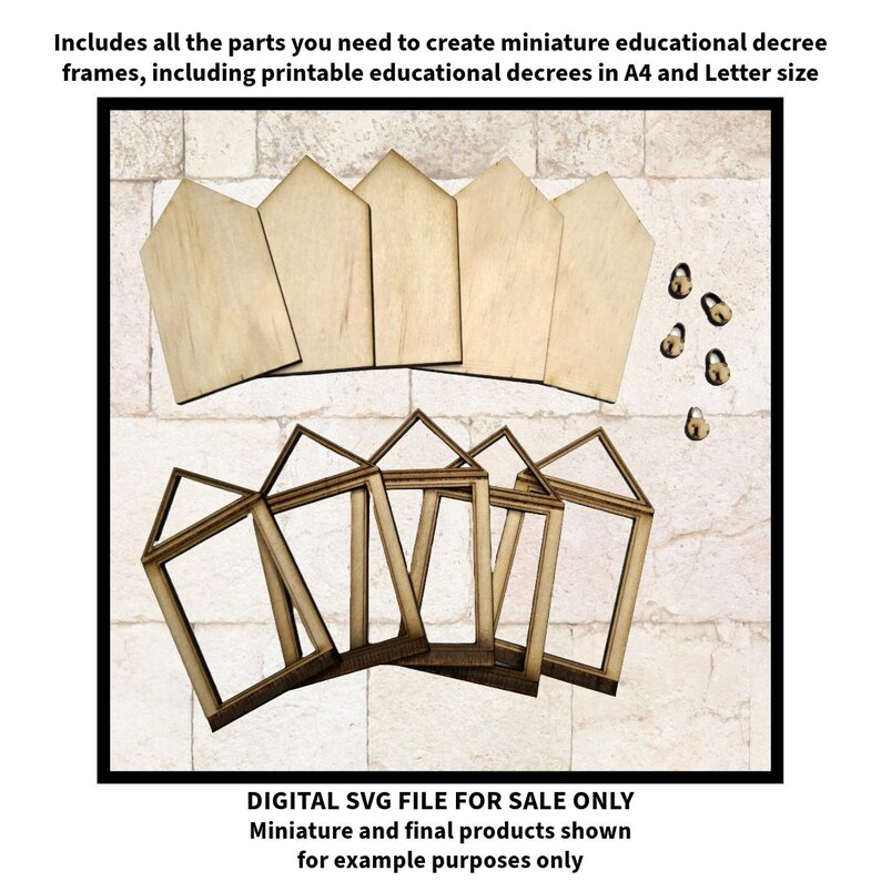 Proclamation Frames - SVG File - Digital Download for Laser Cutting - Etsy