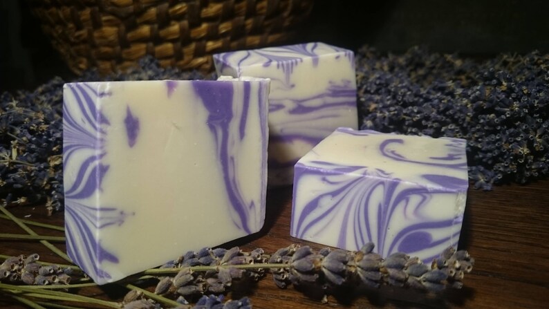 Lavender Soap handmade vegan natural image 1