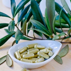 Olive Leaf Capsules | Organic | 600mg Vegetable Capsules