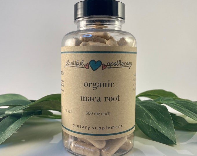 Maca Root Capsules 600mg | Organic
