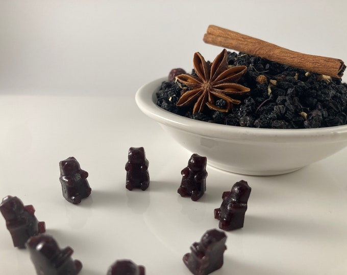 Elderberry Gummies w/Echinacea -Immune Support-Certified Organic Ingredients