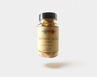 Gélules de curcuma et de gingembre | Biologique