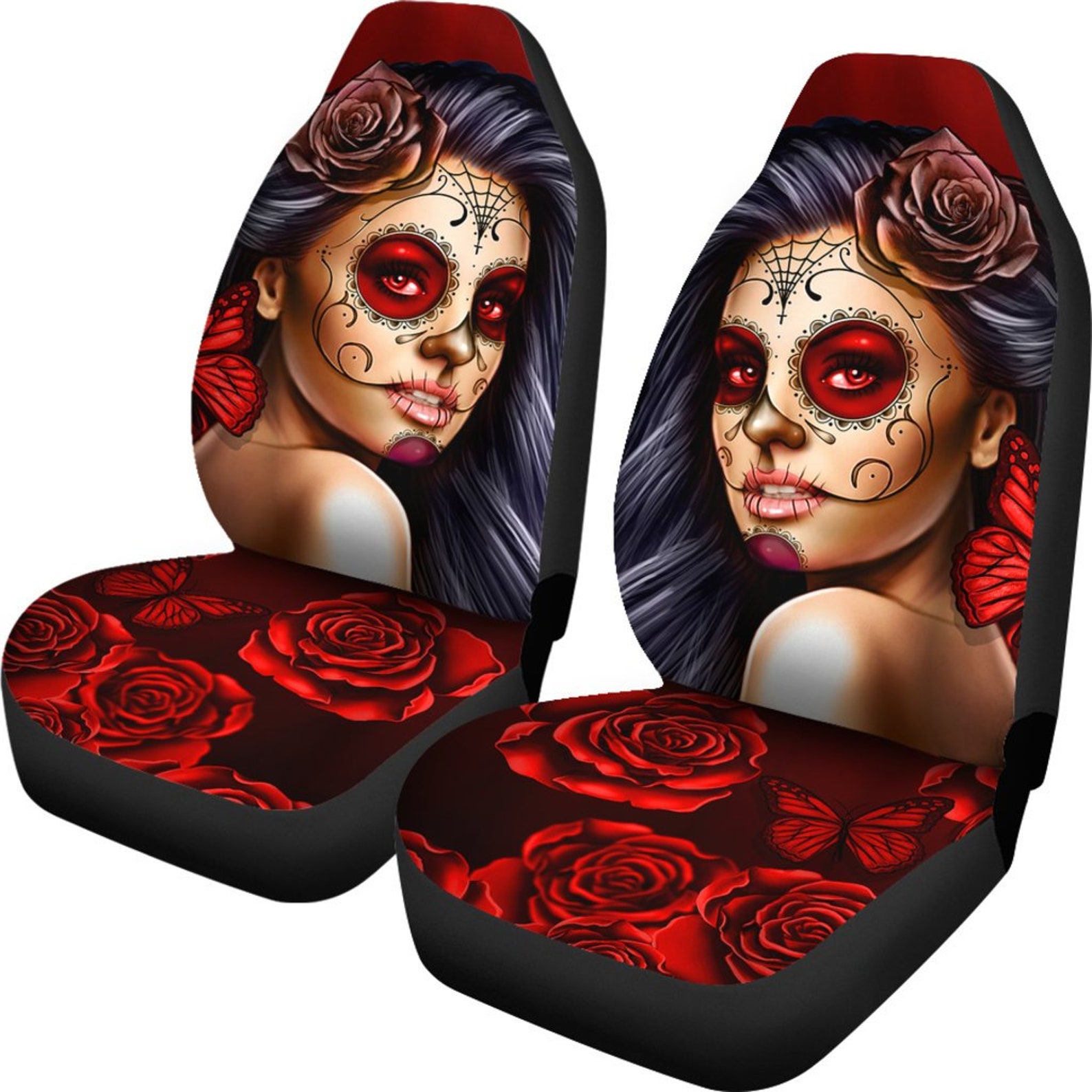 Calavera Girl Car Seat Covers Best Car Seat Covers Day of Etsy