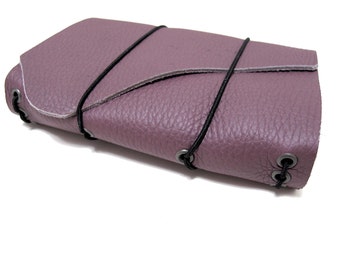 Journal rustique carnet de voyage en cuir véritable poche Trifolio « Huckleberry », unique en son genre