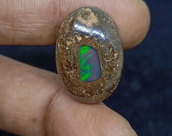 AAA + Boulder Opal Natural Oval Opal Gemstone!!