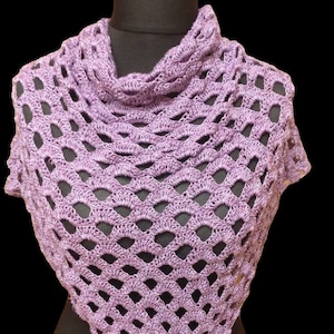 Triangular scarf &quot;grape harvest&quot;, beautiful colors in purple