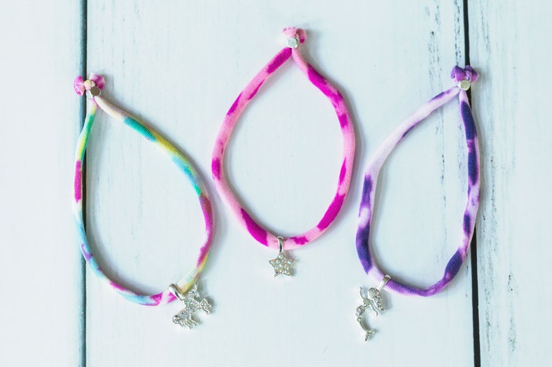 Unicorn Tie Dye Stretch Choker