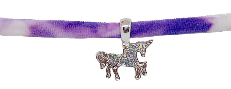 Unicorn Tie Dye Stretch Choker