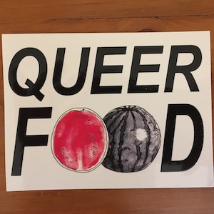 Queer Food Watermelon Sticker