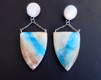 Pennant Collection/Pennant Earring/Polymer Clay Earring/Flag Earrings