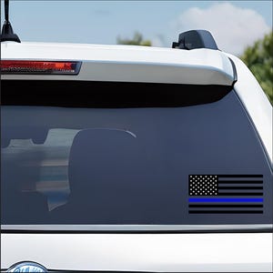 Blue Line-sticker.  Premium vinyl autostickers, waterflesstickers, laptopsticker, raamstickers.